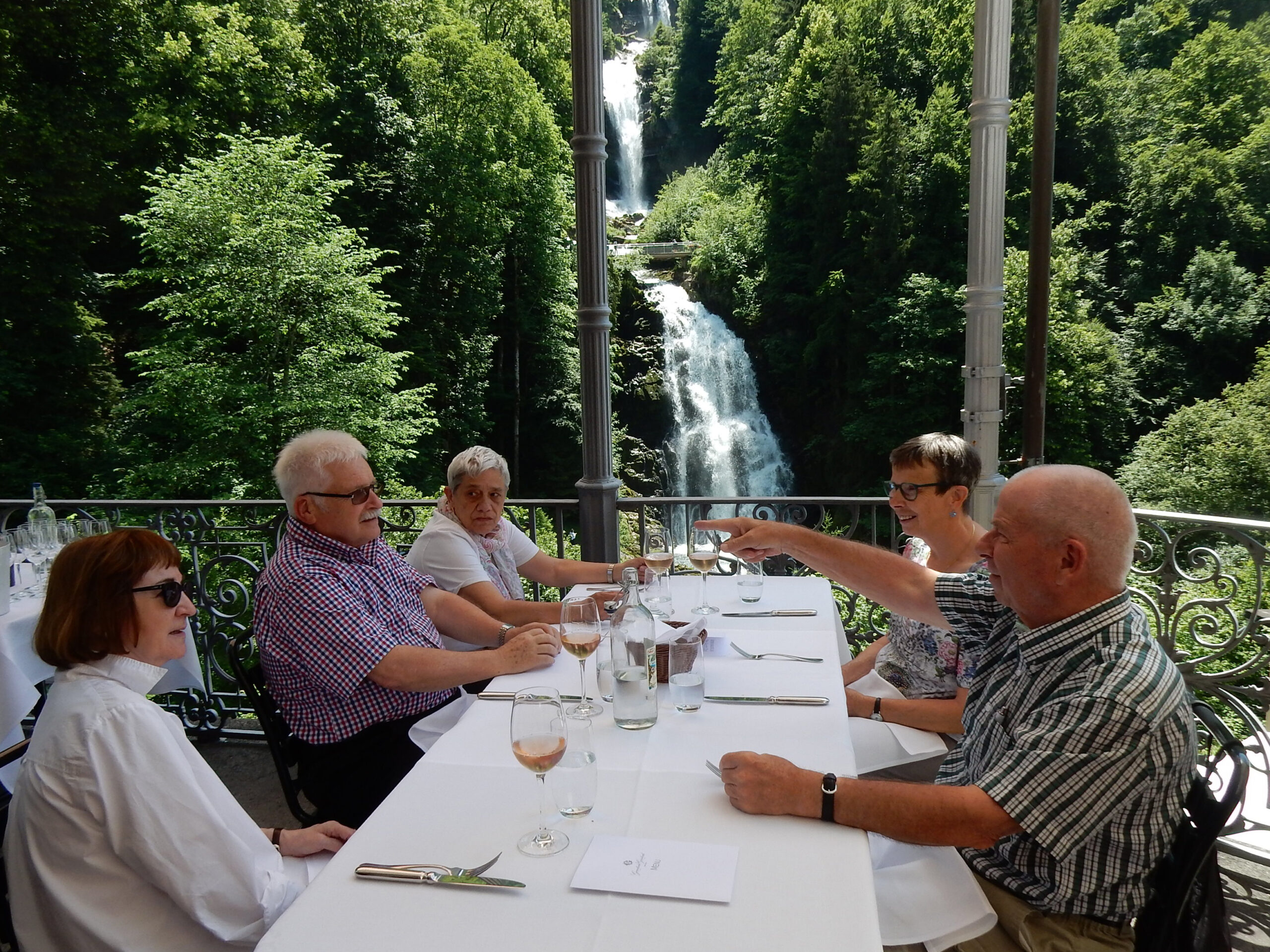 Vereinsausflug an die Giessbachfälle