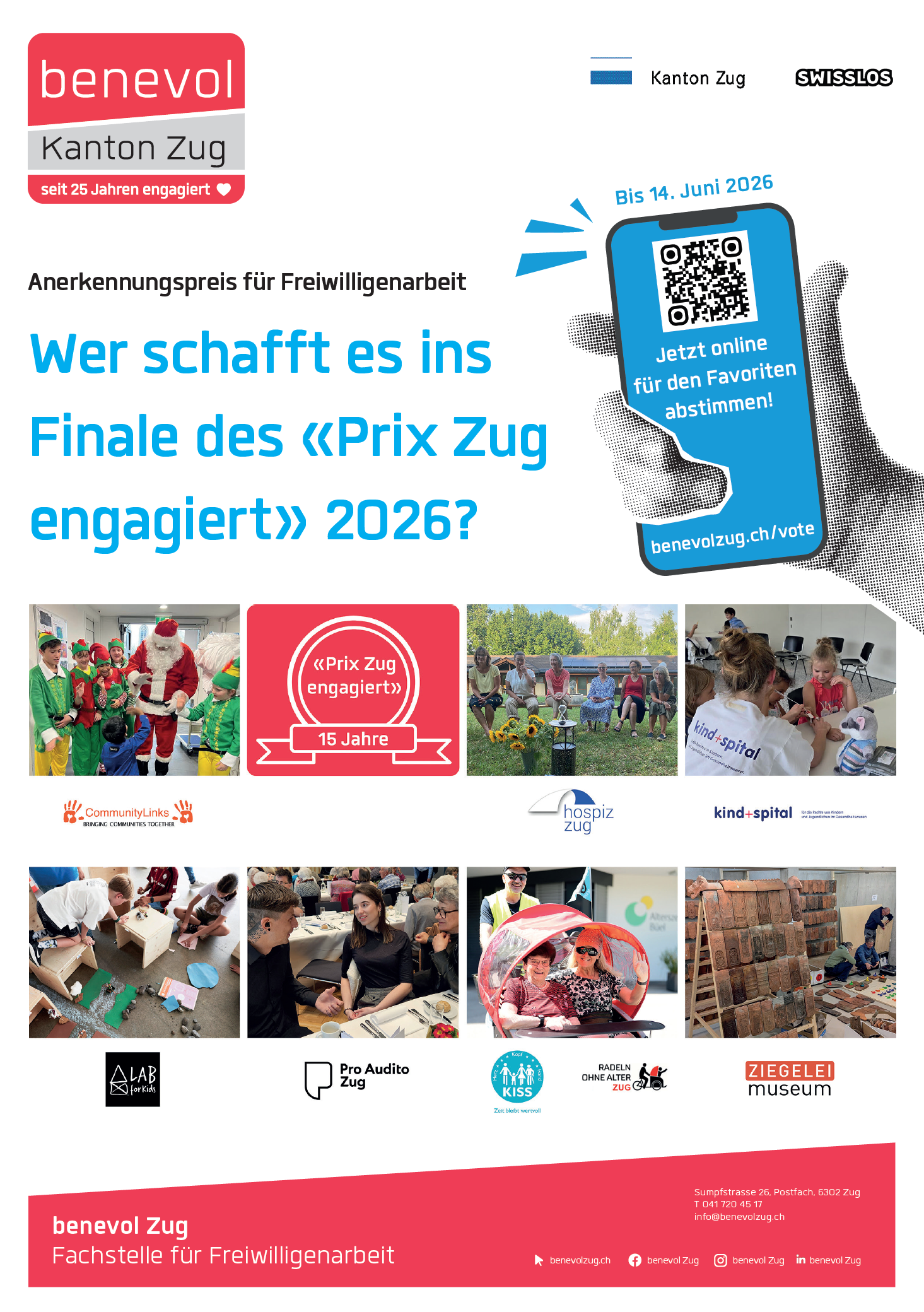 Benevol Voting “Prix Zug engagiert”